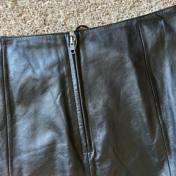 wilson’s lace-up leather skirt - Picture 4 of 5